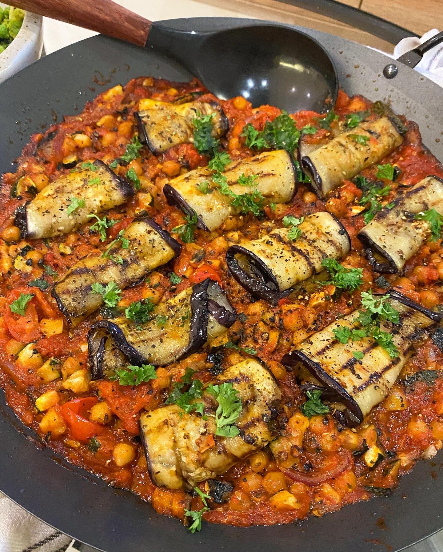 Eggplant cooking process